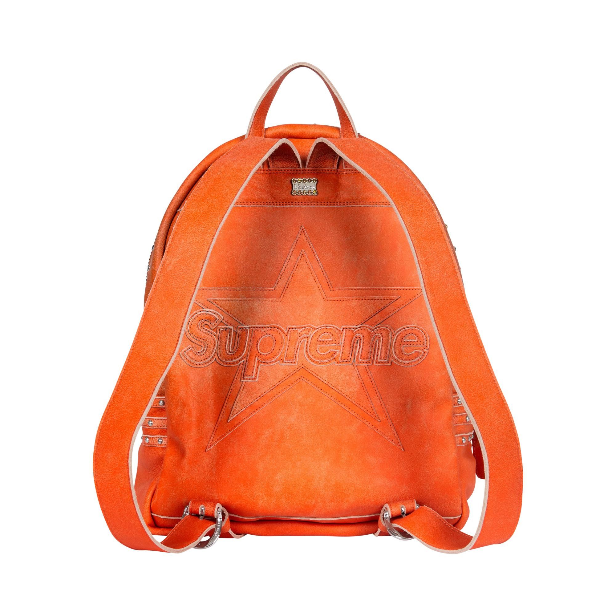 Buy Supreme x Vanson Leathers x B.B. Simon Backpack 'Orange
