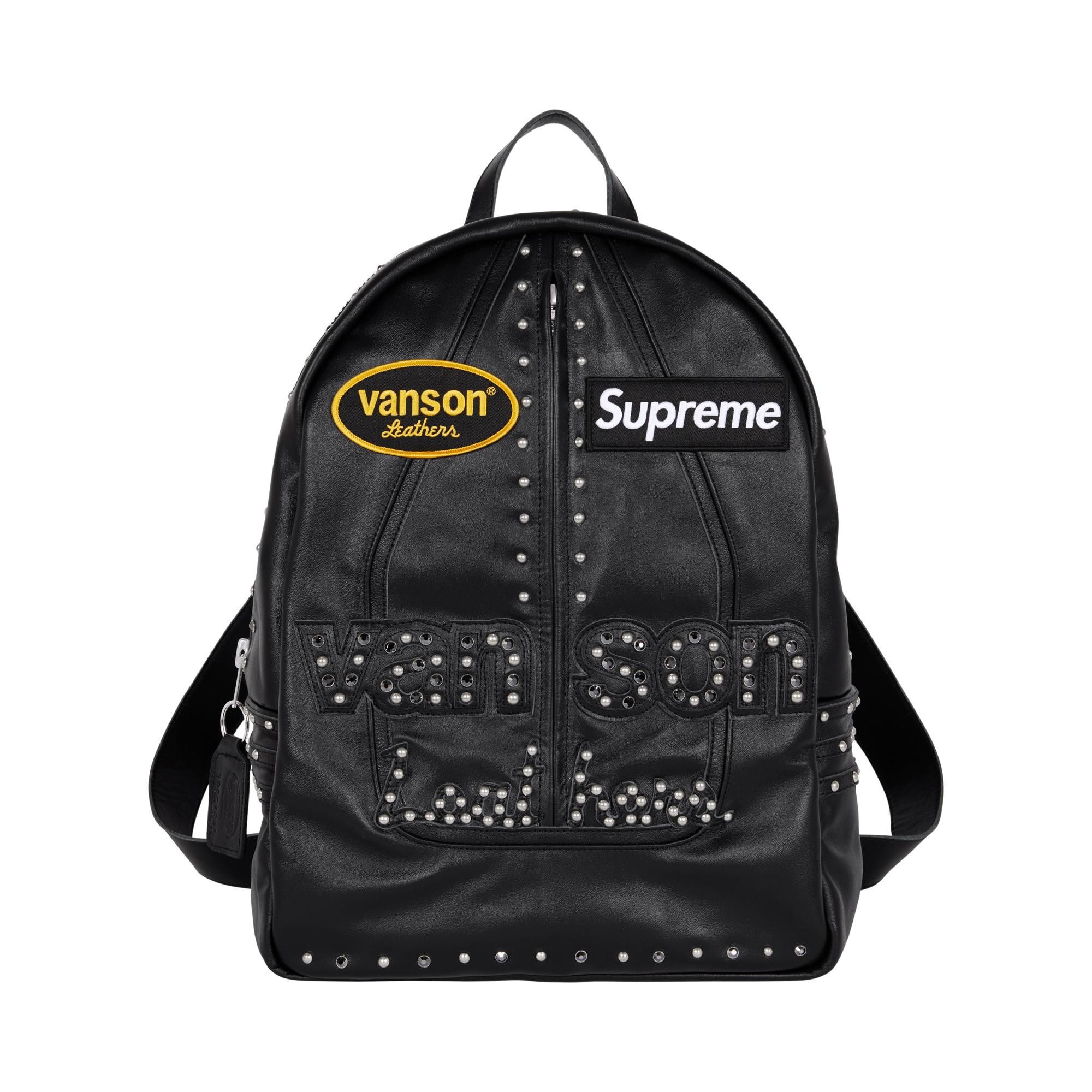 Buy Supreme x Vanson Leathers x B.B. Simon Backpack 'Black