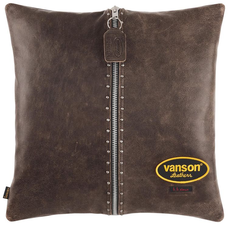 Supreme x Vanson Leathers x BB Simon Pillow Brown