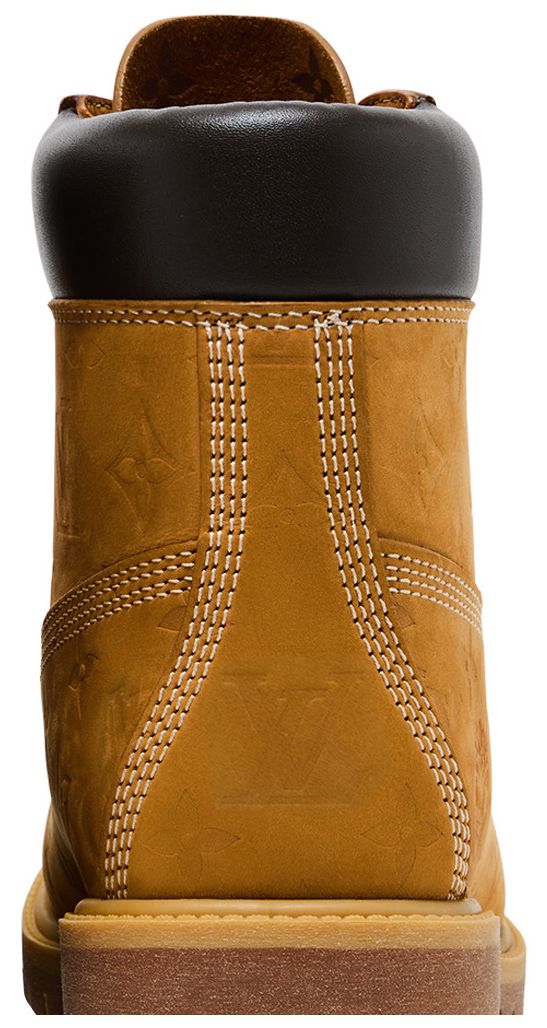 Louis Vuitton x Timberland 6 Inch Ankle Boot Embossed Monogram   Wheat