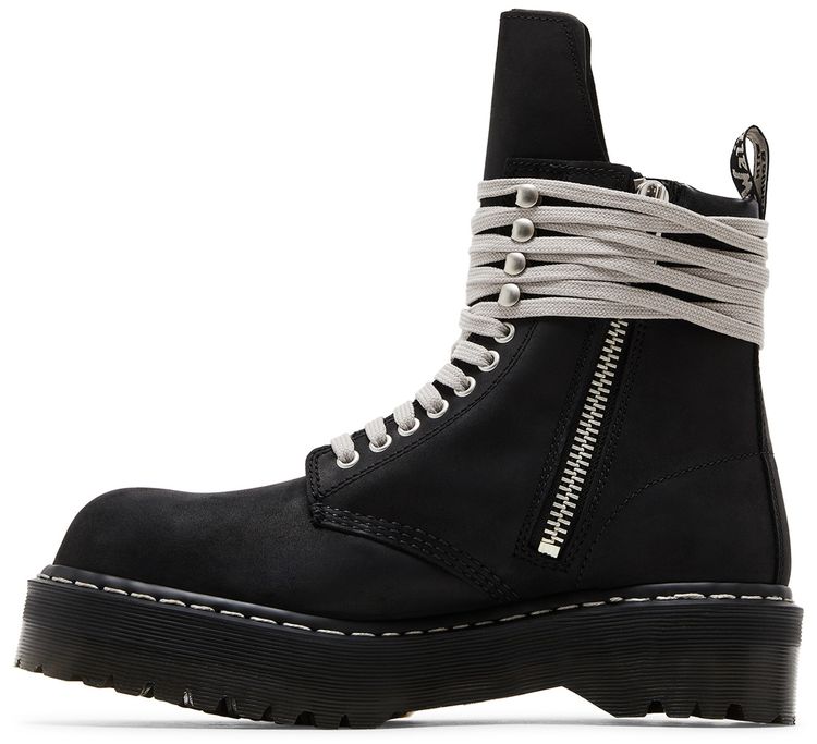 Dr Martens x Rick Owens DRKSHDW 1460 Quad Sole Steel Toe Boot Black