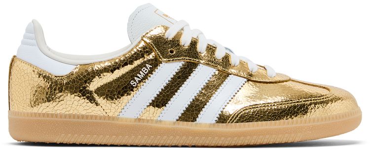adidas Wmns Samba OG Cracked Metallic Pack   Gold