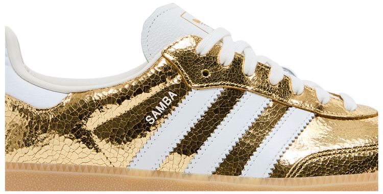 adidas Wmns Samba OG Cracked Metallic Pack   Gold