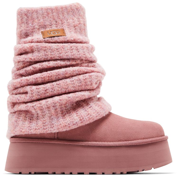 UGG Wmns Classic Mini Dipper Legwarmer Pink Dawn