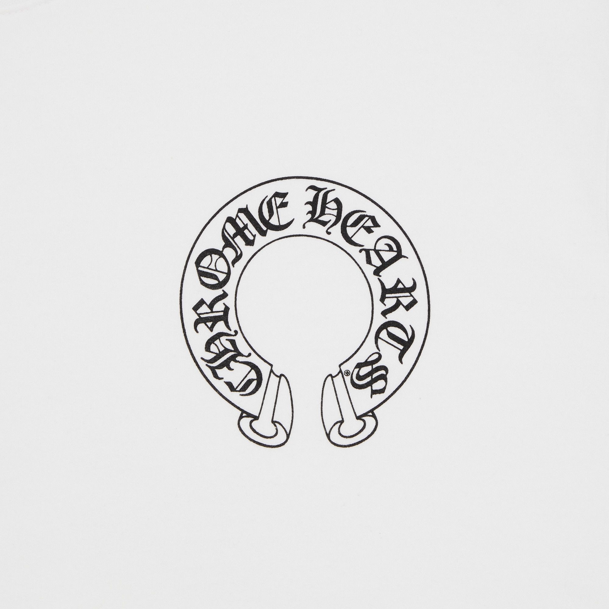 Buy Chrome Hearts Horseshoe Logo Crewneck 'White' - 1383