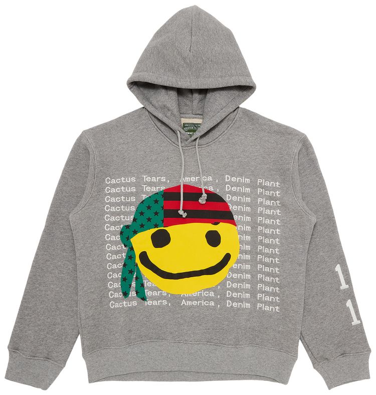 Denim Tears x Cactus Plant Flea Market Cactus Tears Hoodie Grey