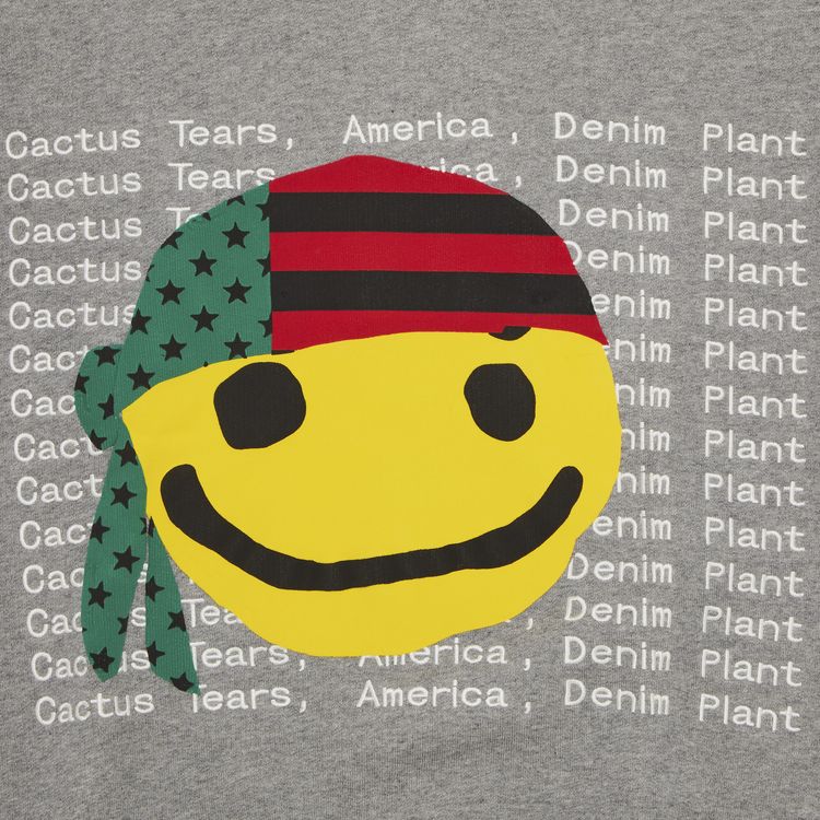 Denim Tears x Cactus Plant Flea Market Cactus Tears Hoodie Grey