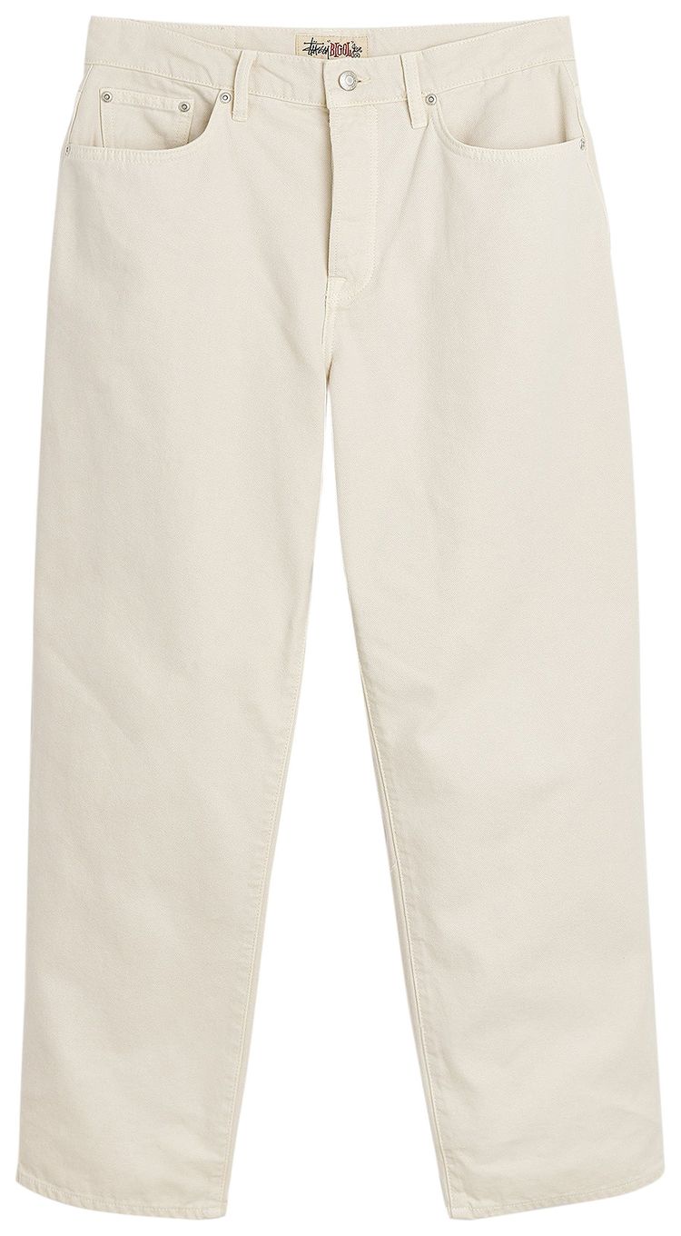 Stussy Big Ol Jean Washed Canvas Vintage Natural