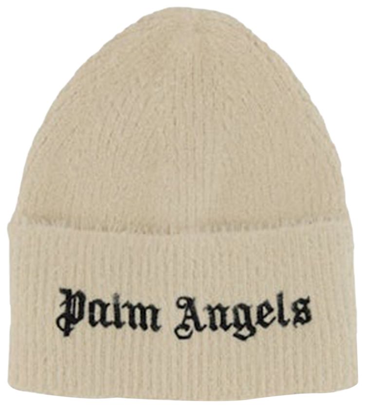 Moncler Palm Angels Classic Logo Beanie BeigeBlack