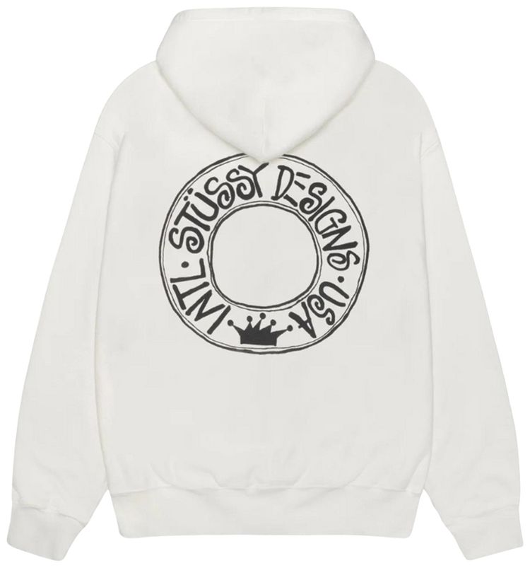 Stussy Buana Pigment Dyed Hoodie Natural
