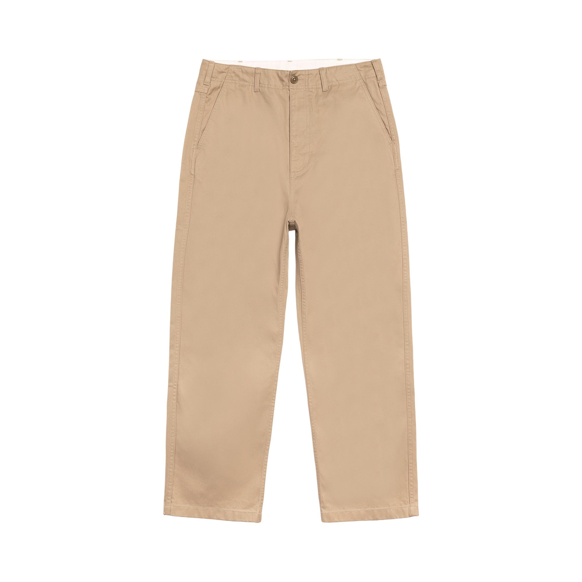 Buy Stussy Chino Wide Leg Trouser 'Khaki' - 116725 KHAK | GOAT CA