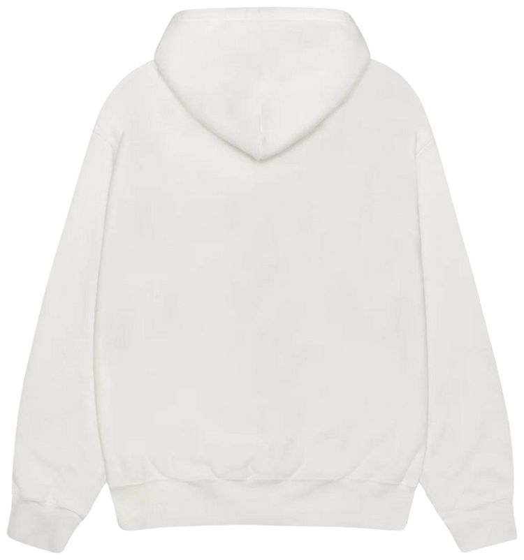 Stussy Smooth Stock Pigment Dyed Zip Hoodie Natural