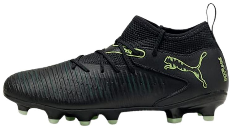 Puma Future 8 Match Little Kid BlackFizzy LightGreen Terrain