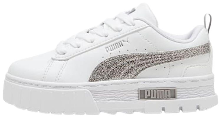 Puma Mayze Glitter Little Kid WhiteSilver