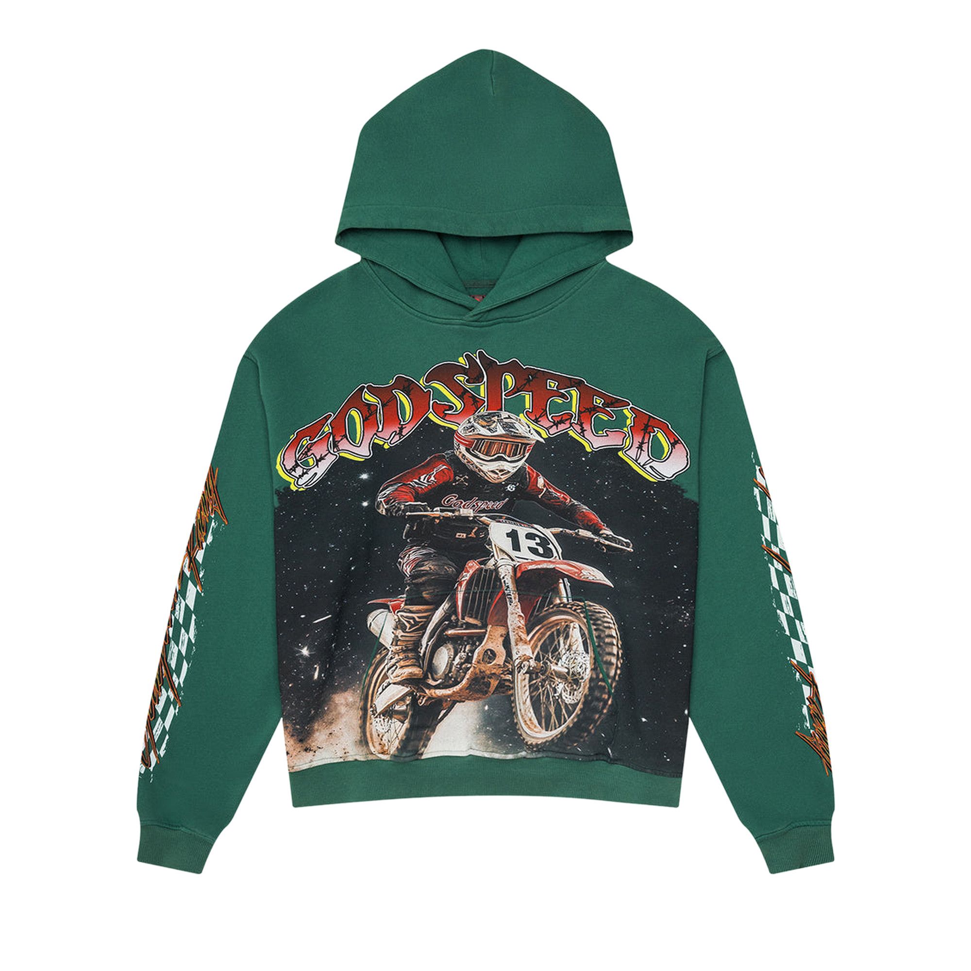 Buy Godspeed Motocross Hoodie 'Green' - 11652 10004GMHG GREE | GOAT