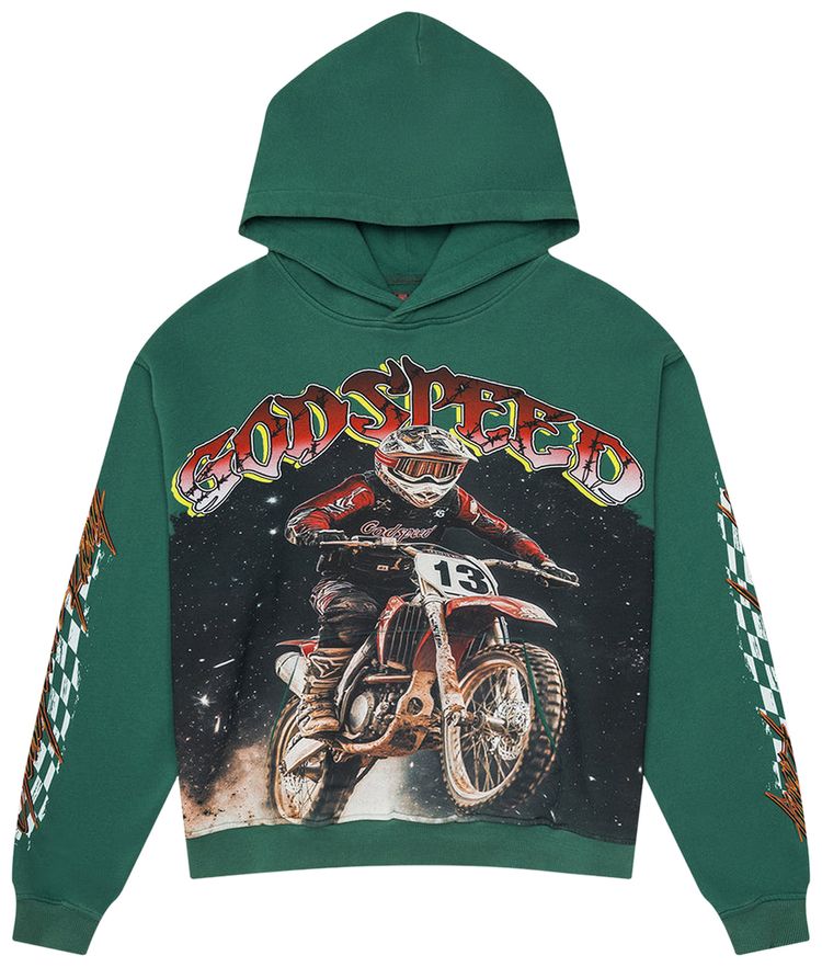 Godspeed Motocross Hoodie Green