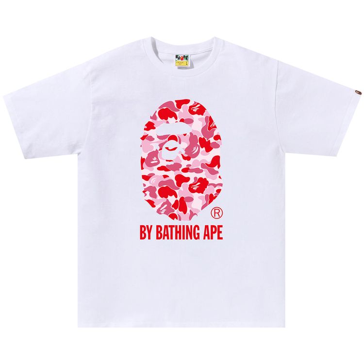BAPE ABC Camo By Bathing Ape Tee WhitePink