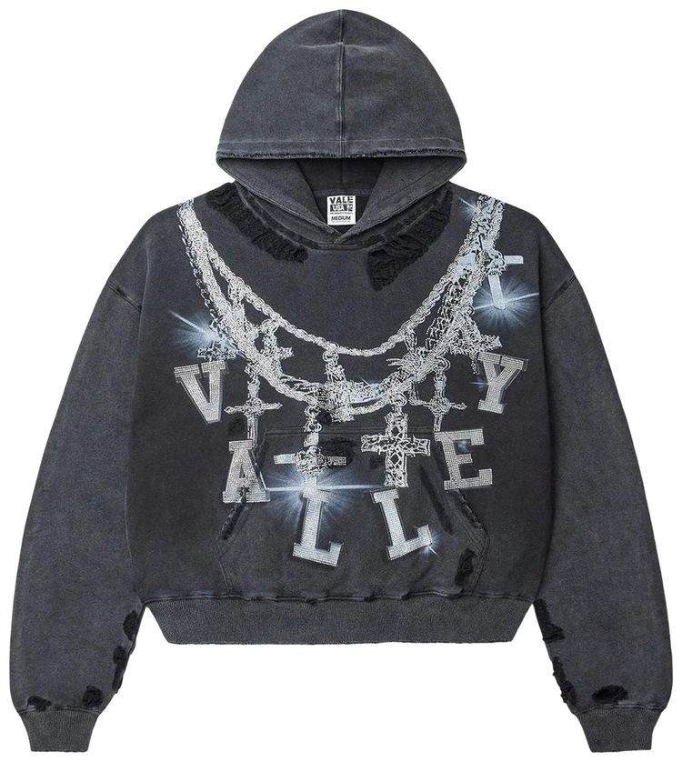 Vale Forever Big Chain Hoodie Black