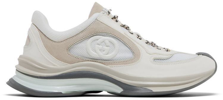 Gucci Wmns Run Sneaker White Suede