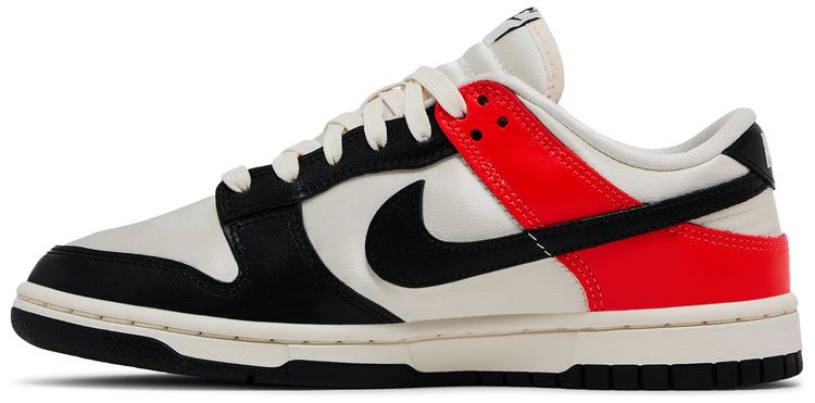 Nike Wmns Dunk Low SE Black Toe Bright Crimson