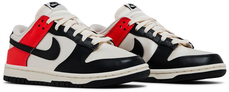 Nike Wmns Dunk Low SE Black Toe Bright Crimson