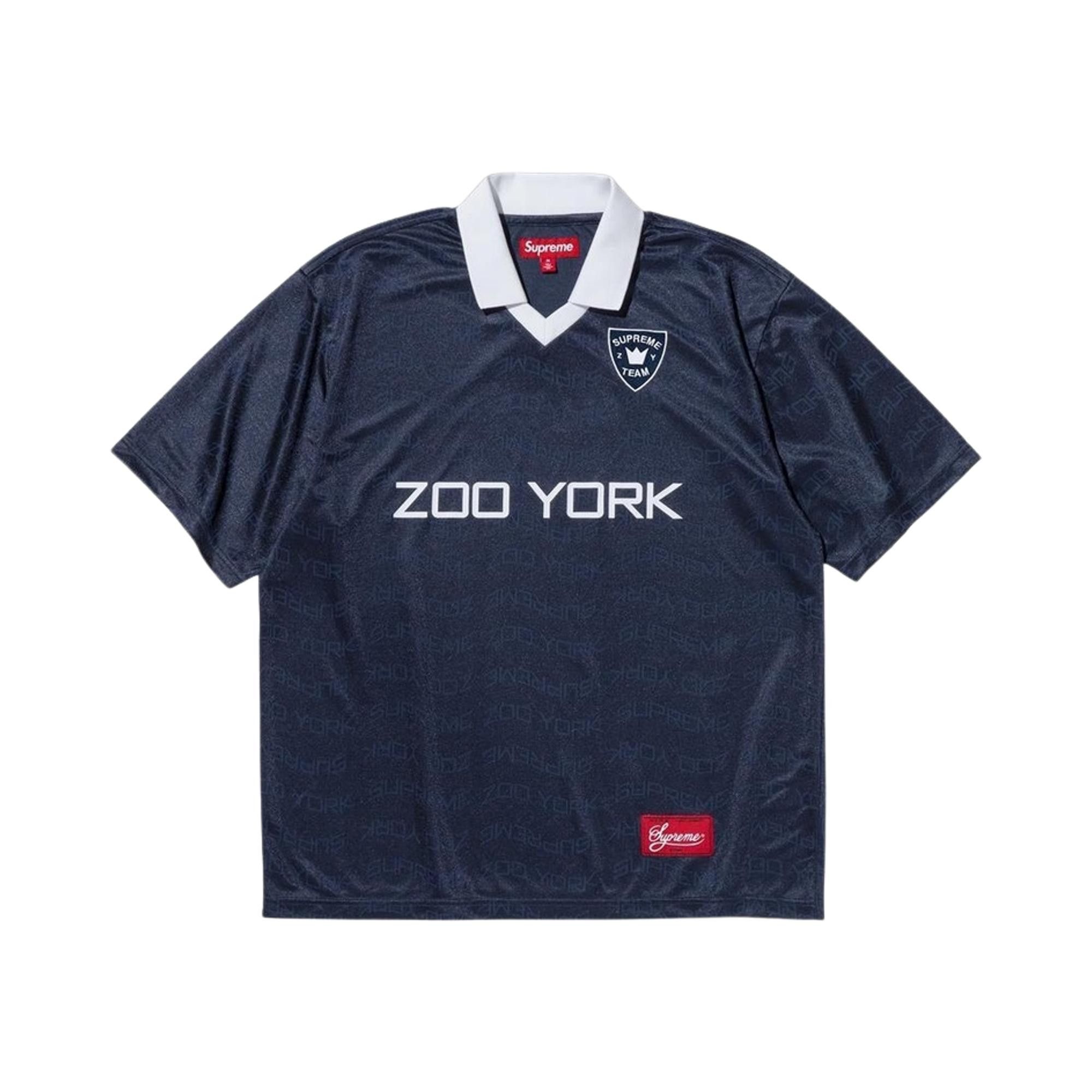 Buy Supreme x Zoo York Soccer Jersey 'Navy' - SS25KN84 NAVY | GOAT