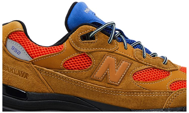 Action Bronson x New Balance 992 Made in USA Tan Orange Blue