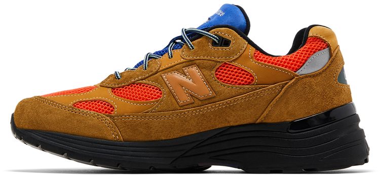 Action Bronson x New Balance 992 Made in USA Tan Orange Blue