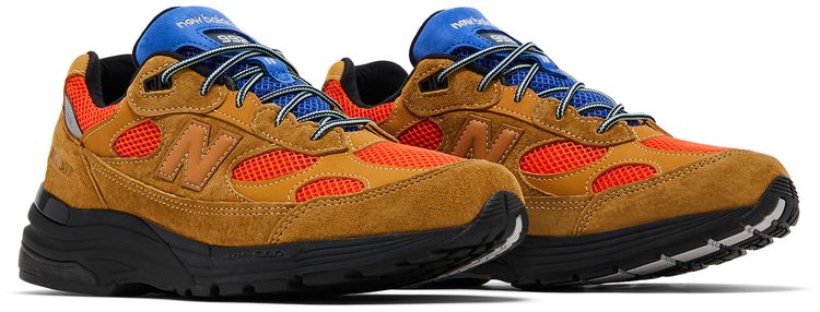 Action Bronson x New Balance 992 Made in USA Tan Orange Blue