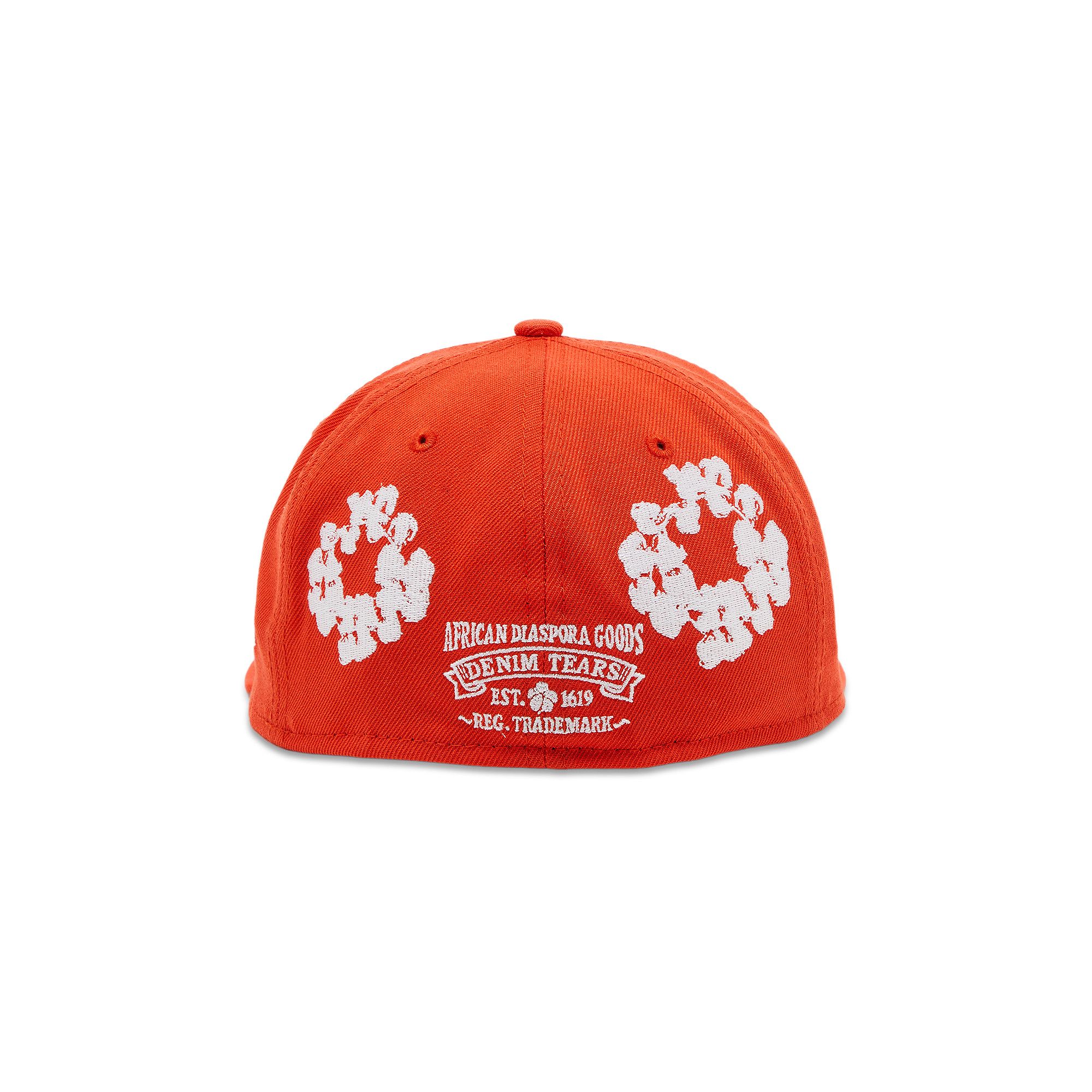 Buy Denim Tears x New Era Cotton Wreath 59/50 'Orange' - 5650