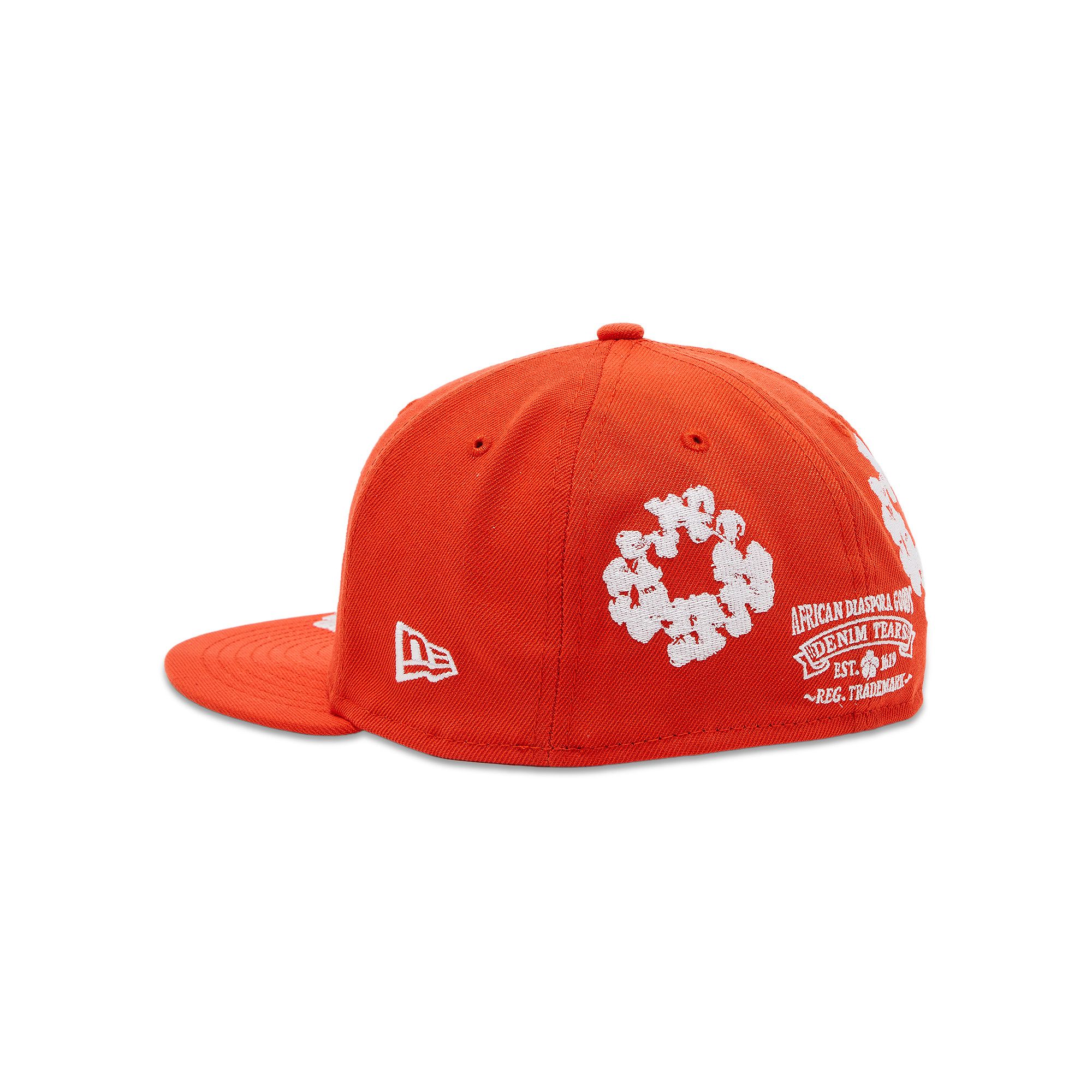 Buy Denim Tears x New Era Cotton Wreath 59/50 'Orange' - 5650