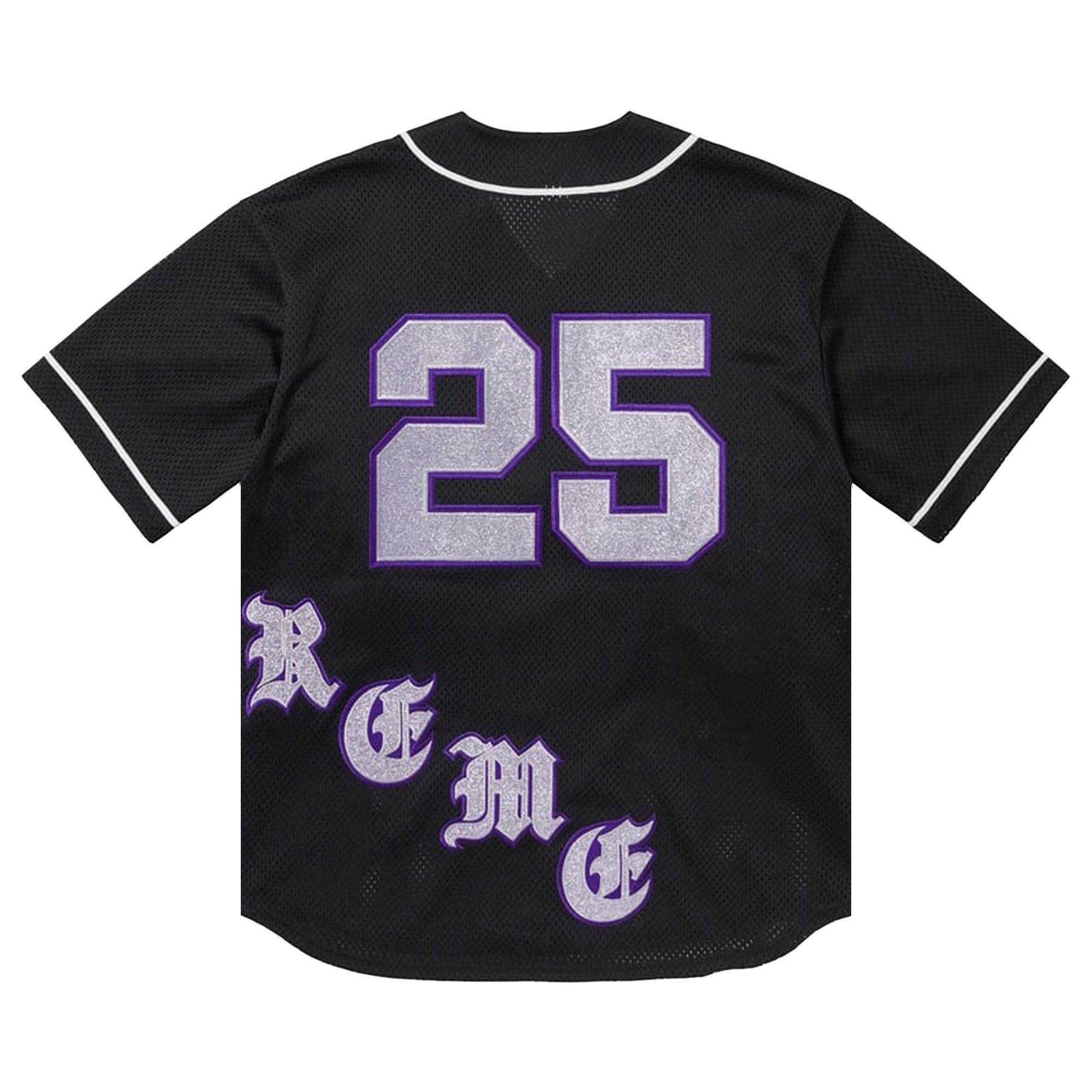 Buy Supreme Old English Baseball Jersey 'Black' - SS25KN10 BLACK