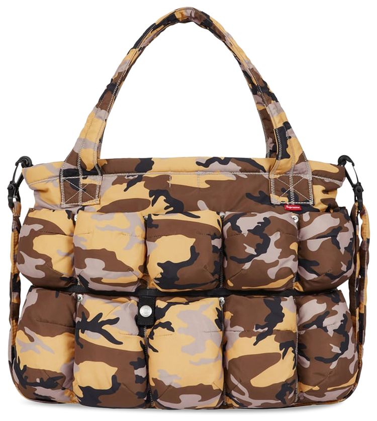 Supreme x Martithe  Francois Girbaud Pokachu Puffer Tote Bag Camo