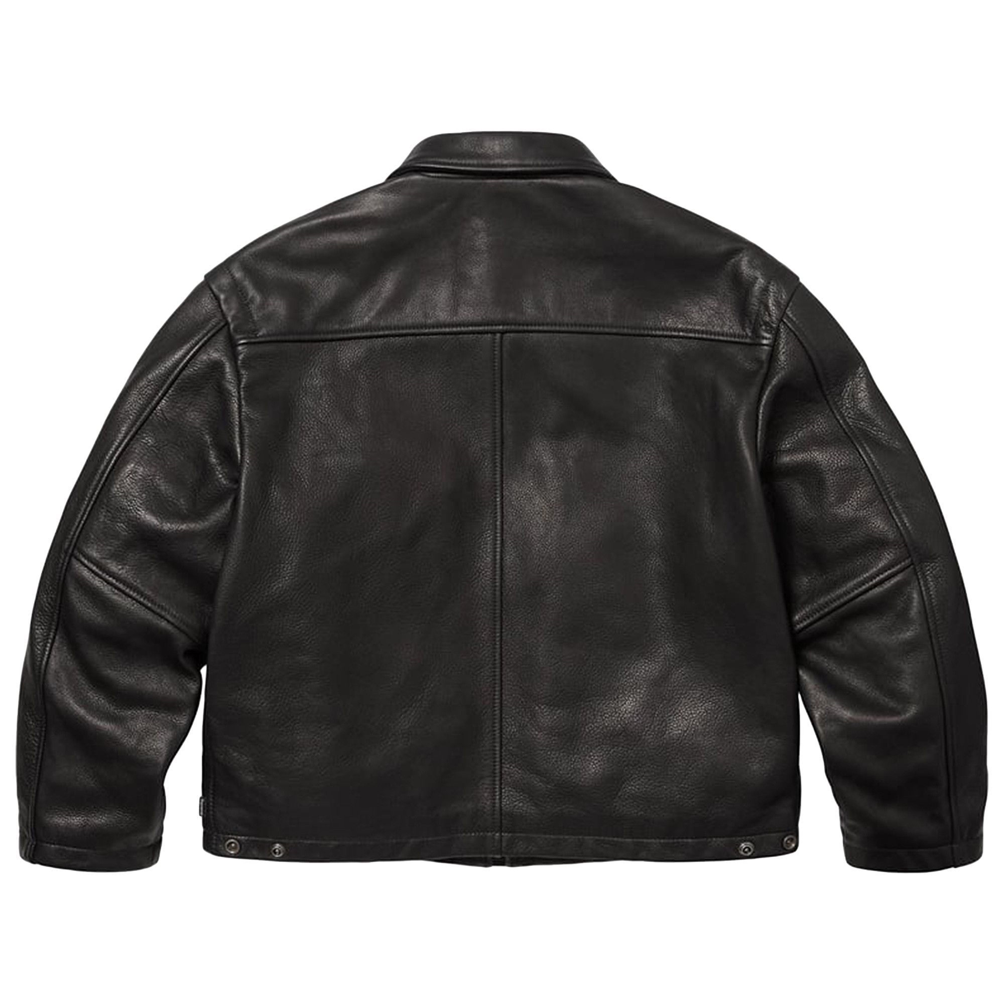 Buy Supreme x Schott Leather Clip Jacket 'Black' - SS25J49 BLACK