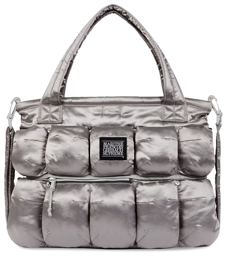 Supreme x Martithe  Francois Girbaud Pokachu Puffer Tote Bag Silver
