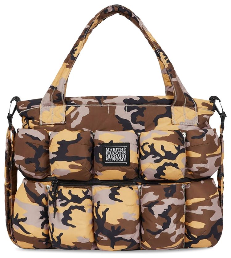 Supreme x Martithe  Francois Girbaud Pokachu Puffer Tote Bag Camo