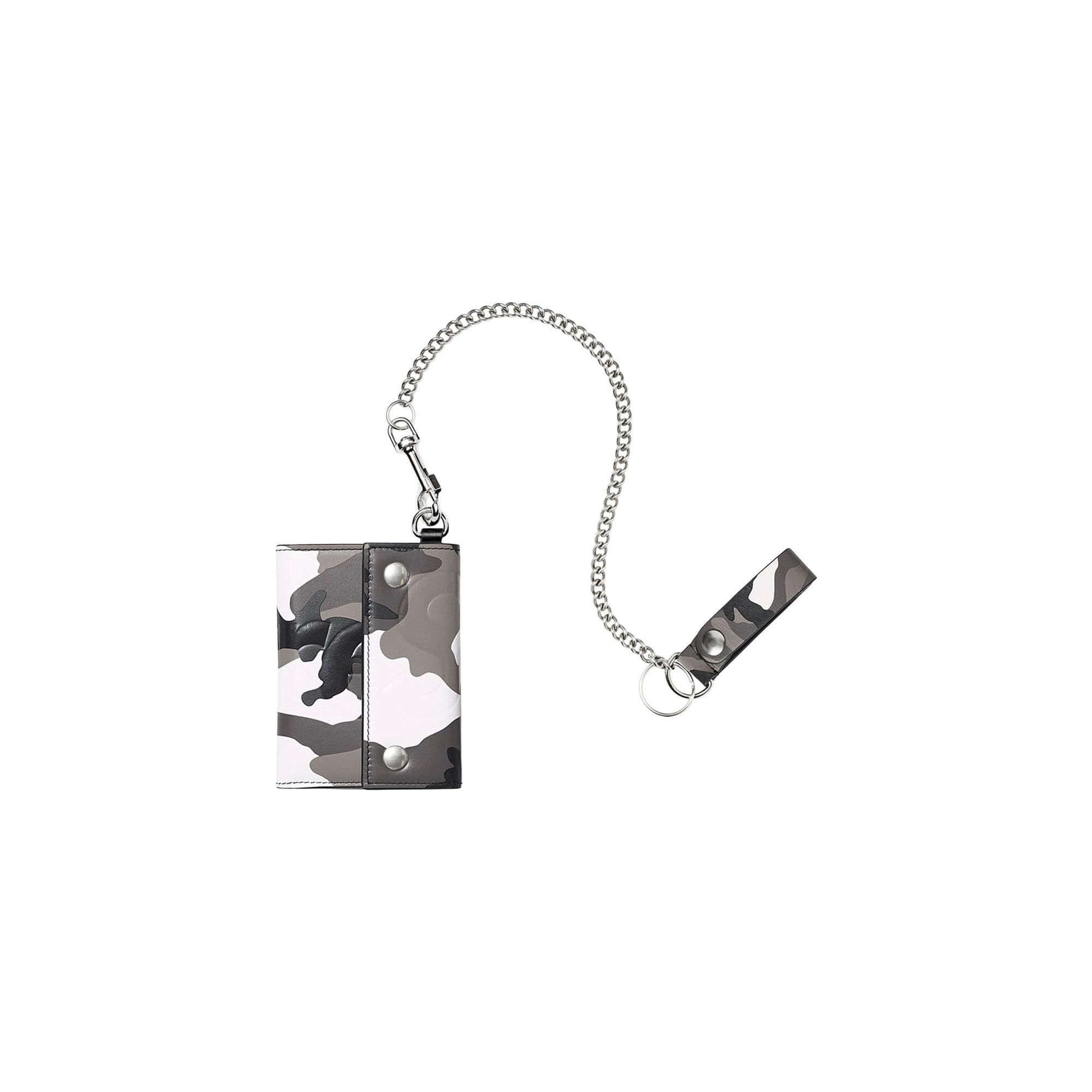 Buy Supreme Leather Chain Wallet 'Snow Camo' - SS25B13 SNOW CAMO