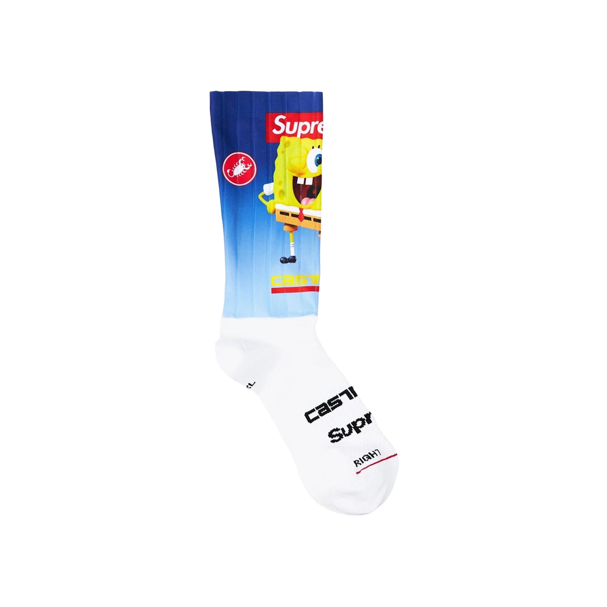 Buy Supreme x Spongebob Squarepants x Castelli Cycling Sock (1