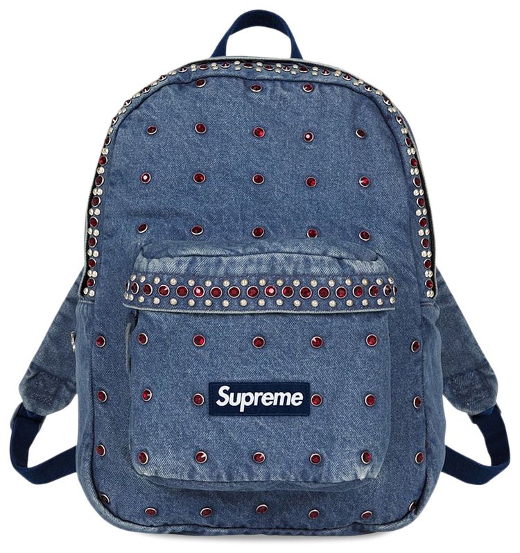 Supreme x BB Simon Denim Backpack Washed Indigo