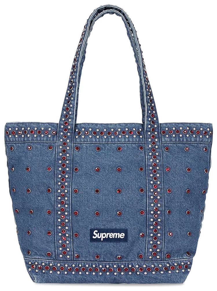Supreme x BB Simon Denim Tote Bag Washed Indigo