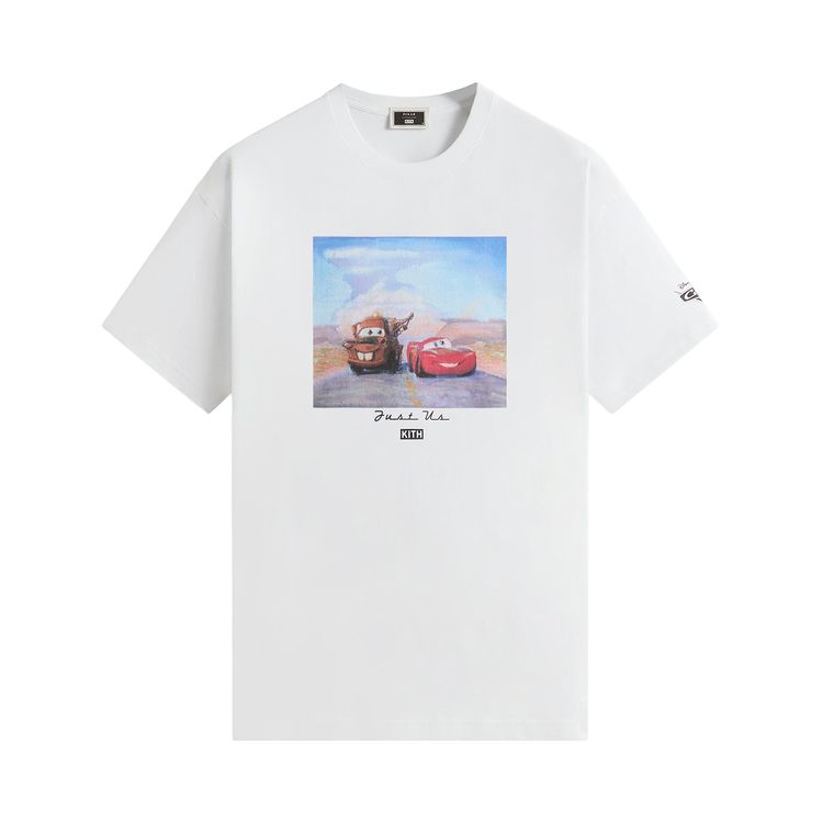 Kith x Disney For Pixar Cars Just Us Vintage Tee White