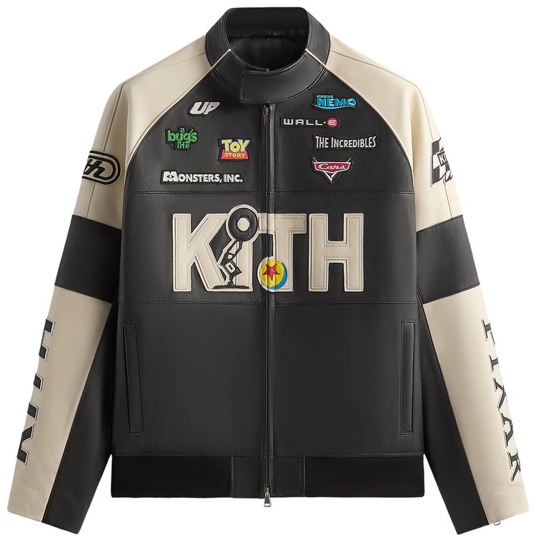Kith x Disney x For Pixar Dejan Leather Jacket Black