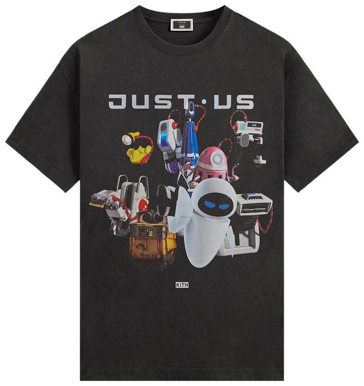 Kith x Disney For Pixar Wall E Just Us Vintage Tee Black
