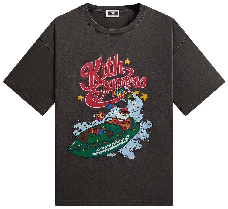Kith Kithmas Express Jones Vintage Tee Black