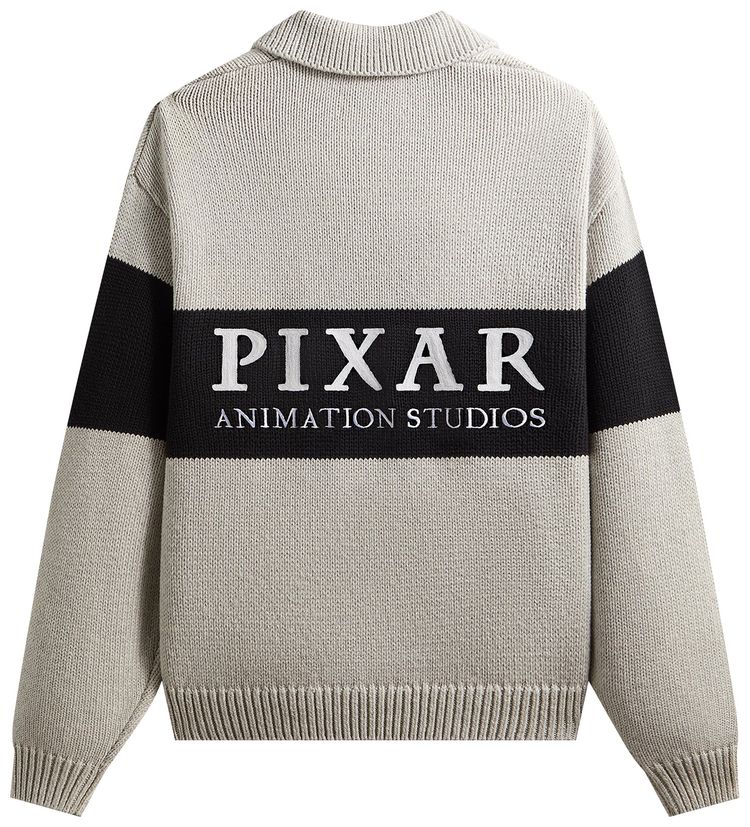 Kith x Disney For Pixar Nelson Rugby Sweater Light Heather Grey