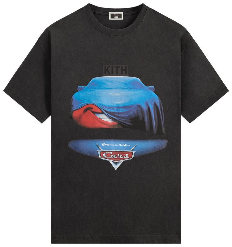 Kith x Disney For Pixar Cars Poster Vintage Tee Black