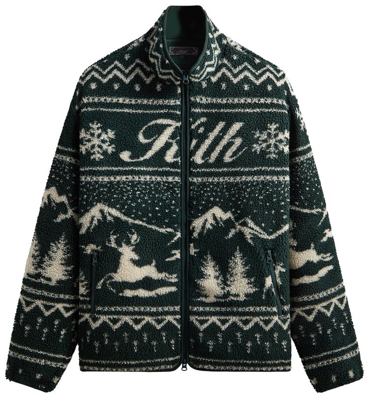 Kith Kithmas Harper Sherpa Jacket Stadium