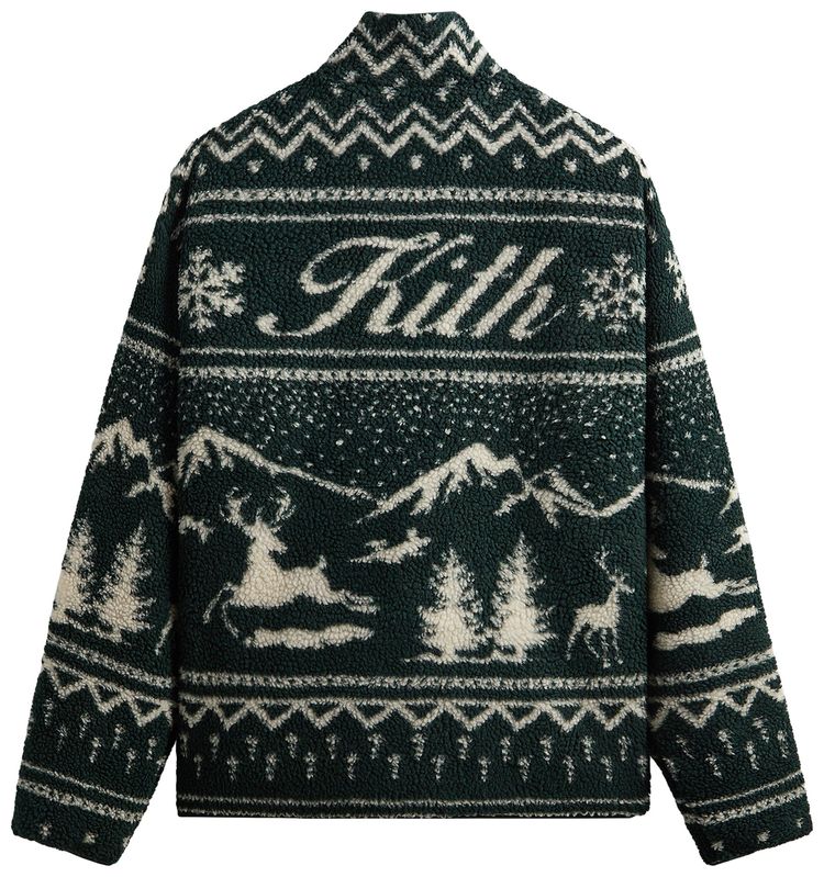 Kith Kithmas Harper Sherpa Jacket Stadium