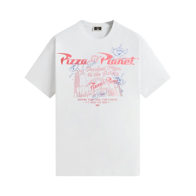Kith x Disney For Pixar Pizza Planet Tee White