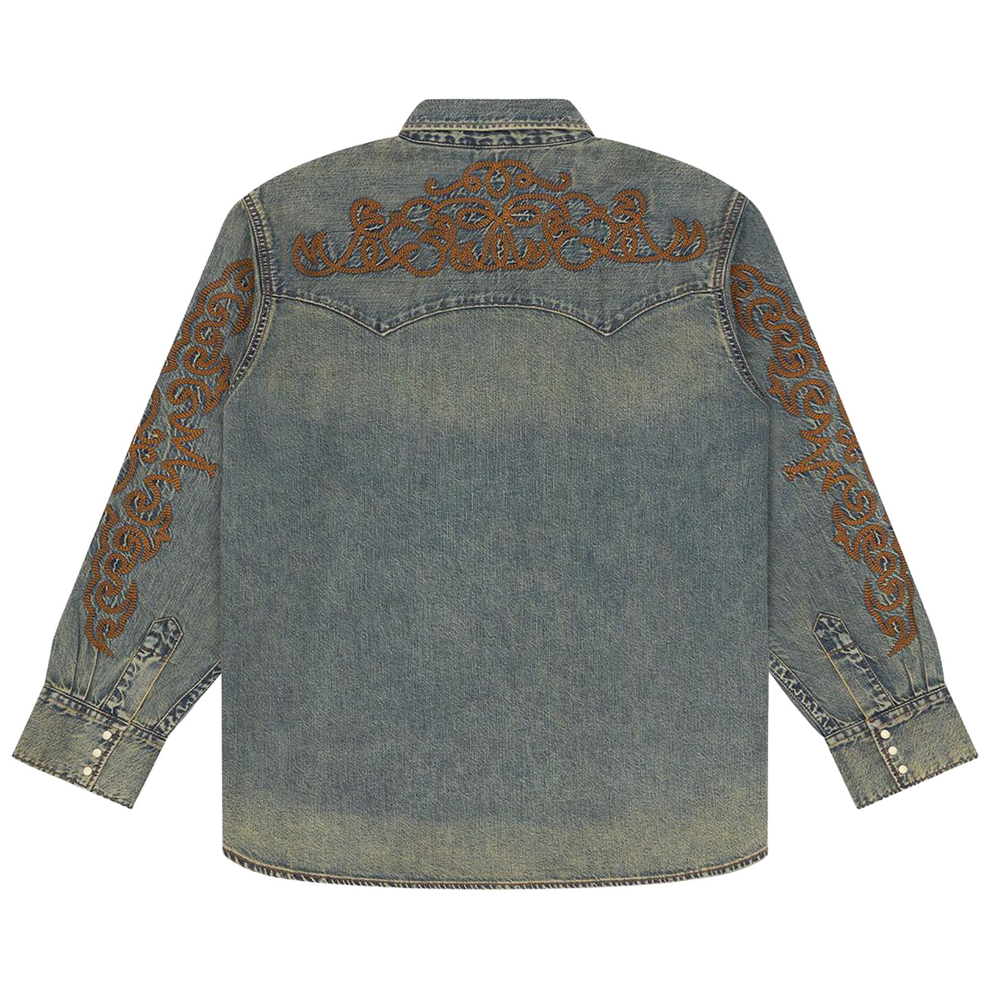 Denim Tears ラガーシャツ Denim Tears: Men's Lady Liberty Rugby (Navy) | DSMNY E-SHOP